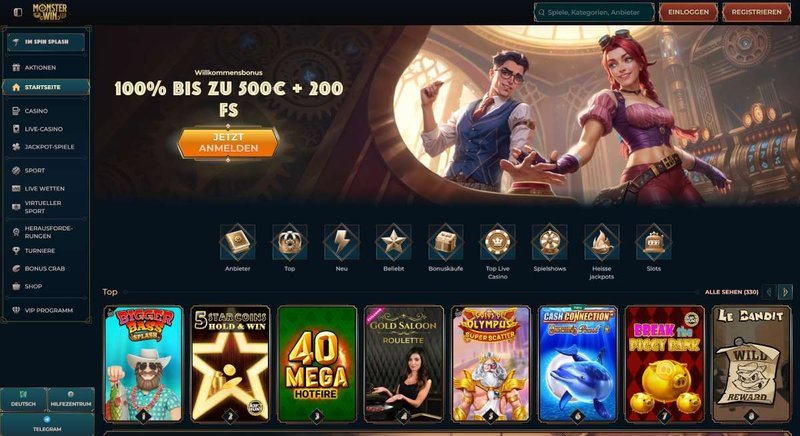 Monsterwin online casino in Germany Monsterwin online casino in Germany